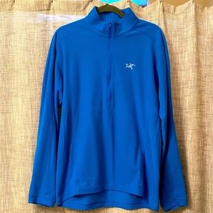 Arc’teryx half zip jacket, size Large